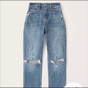 Abercrombie 90s Straight Ultra High Rise Jeans